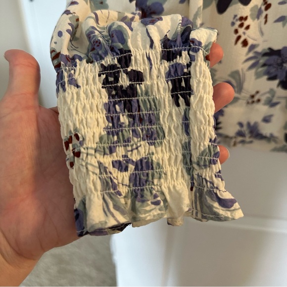 Apiece Apart Floral Casual Preppy Prep Feminine Brunch Romantic Top Blouse Shirt - Picture 5 of 6